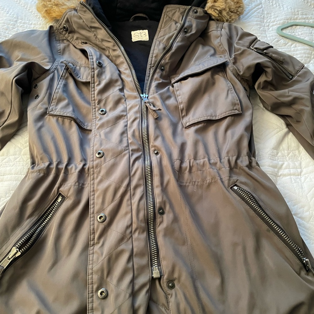 😍 COAT SALE !Women's Utility Jacket in Olive Green - Picture 5 of 10